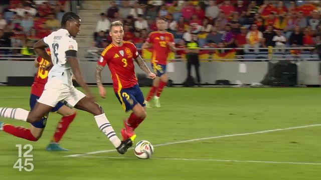 Football : 4ème défaite pour l'équipe suisse en Ligue des nations. Battue par l'Espagne, championne d'Europe en titre