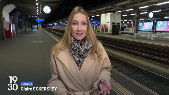 Importants travaux et trafic interrompu à la gare Cornavin.  Les explications de Claire Eckersley