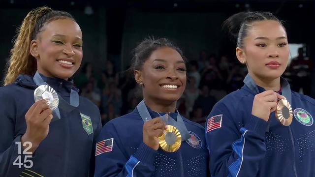 Gymnastique : l’Américaine Simon Biles a remporté jeudi sa 6ème médaille d’or olympique