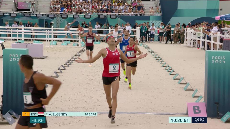 Laser Run: Alexandre Dällenbach (SUI) se classe 2e de sa demi-finale et se qualifie pour la finale