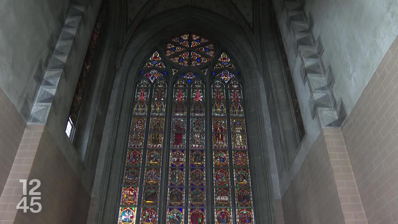 L’église de l’Abbaye d’Hauterive (FR) entame une partie importante de sa restauration avec la rénovation de ses vitraux