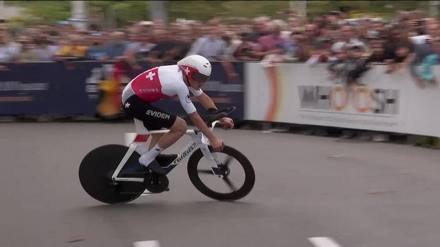 Zurich, contre la montre, messieurs: Stefan Küng (SUI) n'arrive pas à faire la différence devant son public et termine hors du podium