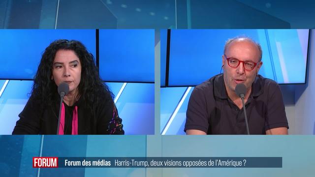 Forum des médias - Kamala Harris et Donald Trump, deux visions opposées de l'Amérique?