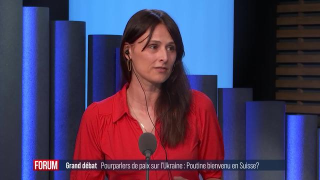 Le grand débat - Poutine serait-il le bienvenu en Suisse pour y négocier la paix?