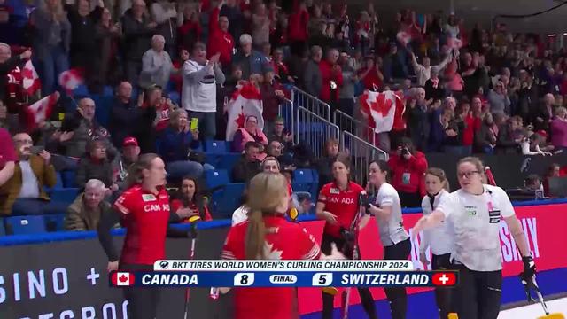 Sydney (CAN), championnat du monde dames - Canada - Suisse 8-5