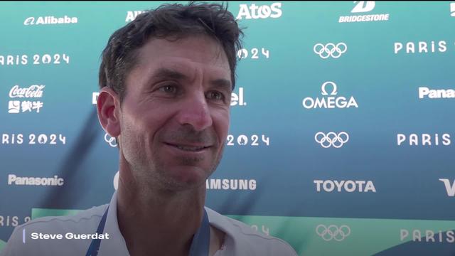 Steve Guerdat très ému après sa médaille d'argent