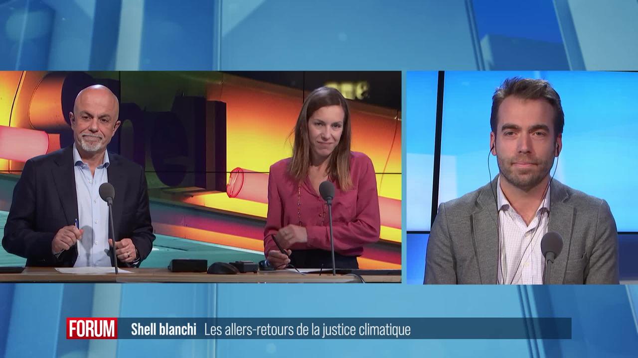 La société Shell blanchie par la justice sur son impact climatique: interview de Sébastien Voegeli