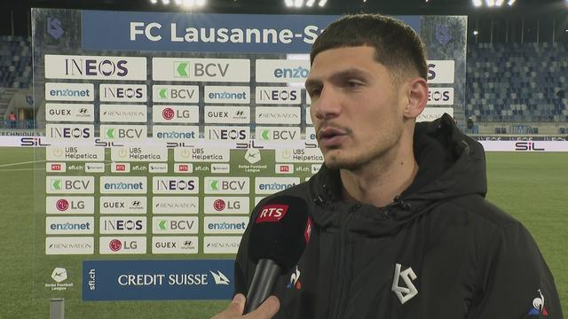 15e journée, Lausanne-Sport - Sion : Alban Ajdini revient sur la victoire des Lausannois