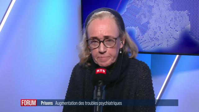 Augmentation des troubles psychiatriques dans les prisons genevoises: interview de Corinne Devaud Cornaz