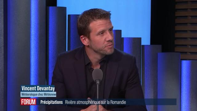 La Suisse romande est touchée par une "rivière atmosphérique’’: interview de Vincent Devantay (vidéo)