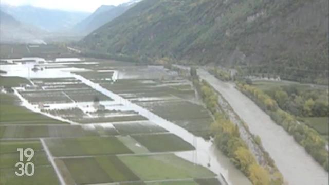 Le débat autour de la correction du Rhône refait surface après les terribles inondations qui ont touché les cantons de Vaud et du Valais