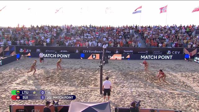 Beachvolley, Championnat d'Europe: les Suissesses médaillées de bronze