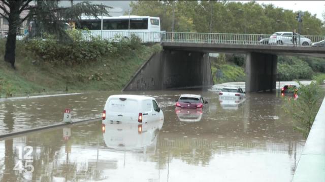 Les intempéries ont provoqué de nombreuses inondations dans le centre est de la France