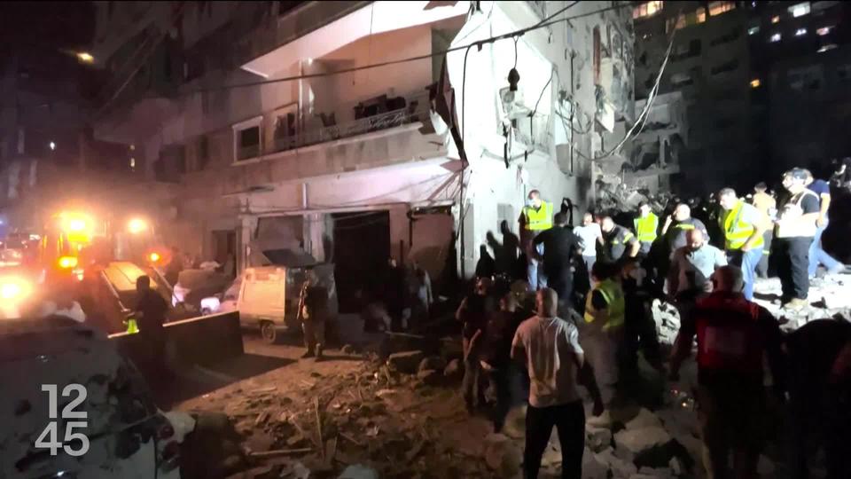 L’armée israélienne a mené jeudi soir deux raids aériens dans le cœur de Beyrouth. Le bilan est de 22 morts et de près de 120 blessés