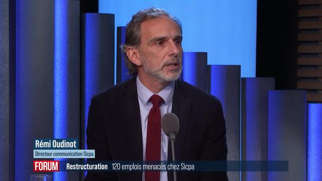 La société Sicpa pourrait supprimer 120 emplois à Prilly et Chavornay: interview de Rémi Oudinot (vidéo)