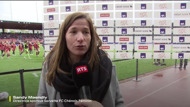 Finale, Young Boys Frauen – Servette Chênois (2-3): la directrice sportive du SFCCF Sandy Maendly à l’interview