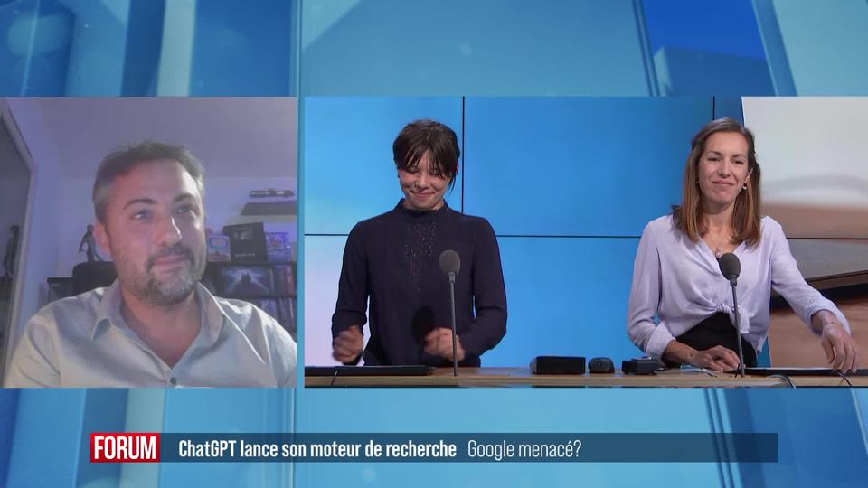 Le nouveau moteur de recherches de ChatGPT, une menace pour Google? Interview de Julien Pillot