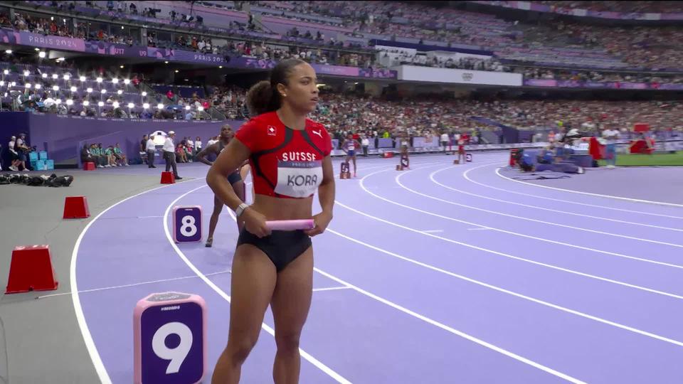 Relais 4x100m dames: victoire pour les Etats-Unis, les Suissesses terminent 6es