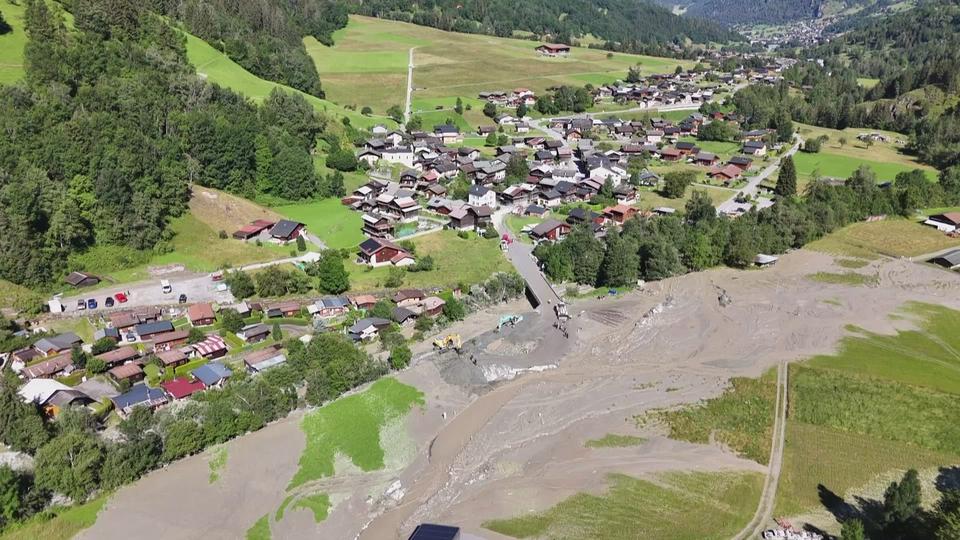 Les images du Val de Bagnes (VS) jeudi