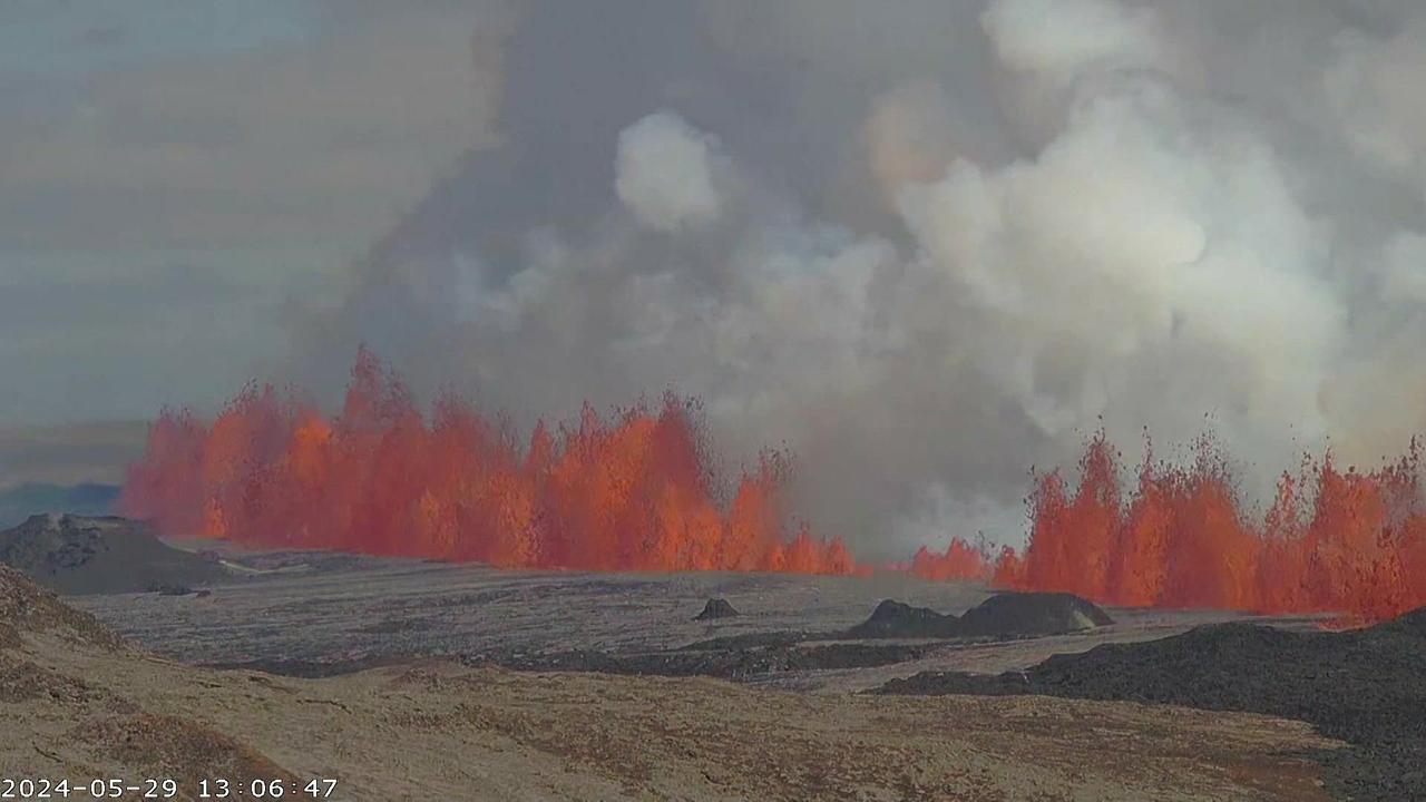 Nouvelle éruption volcanique sur la péninsule de Reykjanes, en Islande