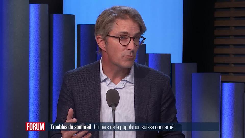 Un tiers de la population suisse touchée par des troubles du sommeil: interview de Raphaël Heinzer