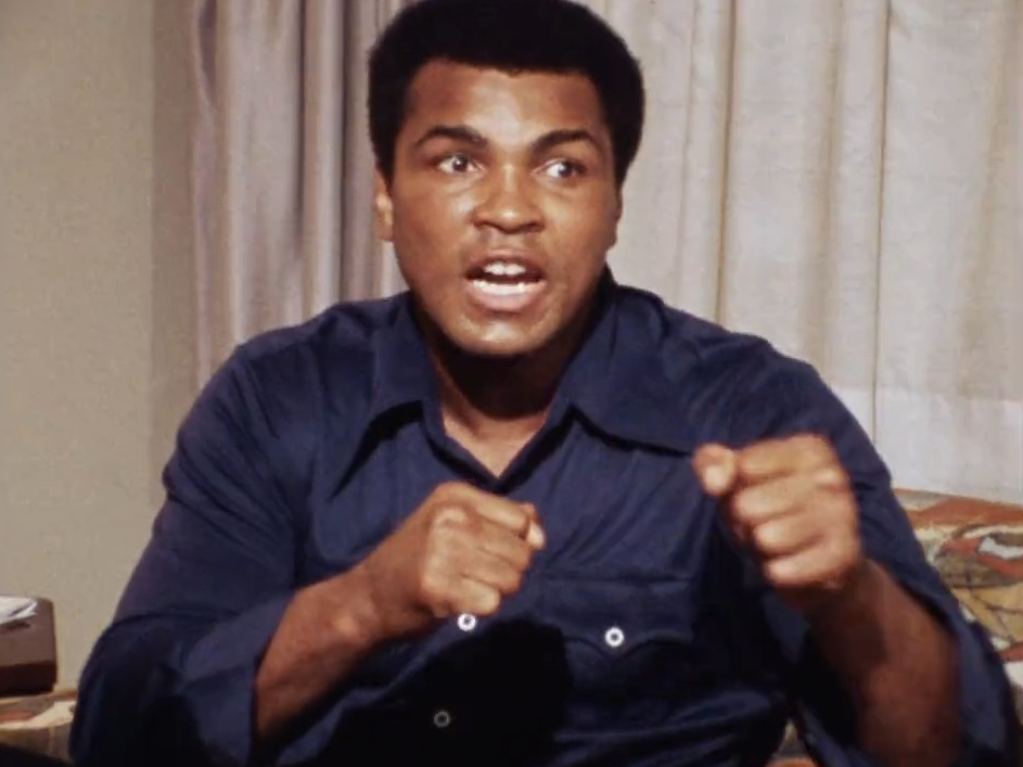 Le boxeur Mohammed Ali en 1976. [RTS]