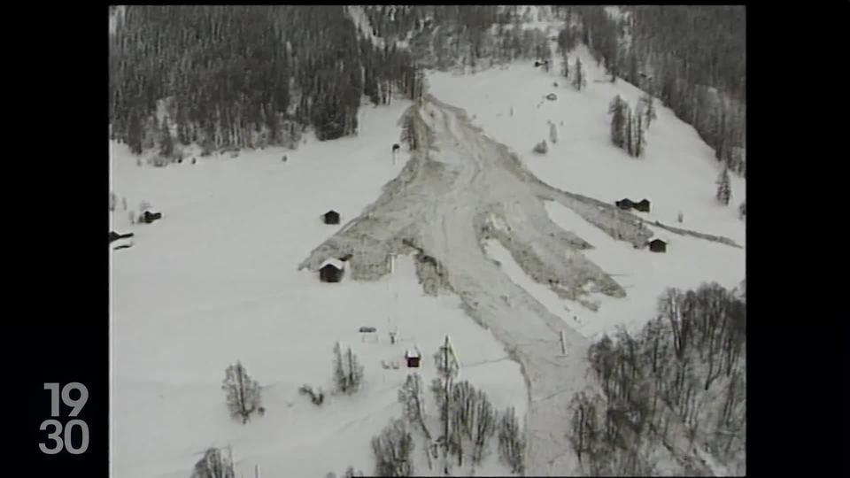 Il y a 25 ans, des avalanches s'abattaient sur le village d'Evolène, causant la mort de 12 personnes.