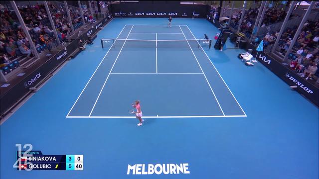 Tennis : Viktorija Golubic s’est qualifiée pour les seizièmes de finale de l’Open d’Australie. Elle s’est imposée 6-3 2-6 6-4 devant la Tchèque Katerina Siniakova.