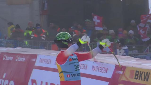 Wengen (SUI), descente: le Bernois Franjo von Allmen (SUI) réussit une superbe course pour terminer 14e