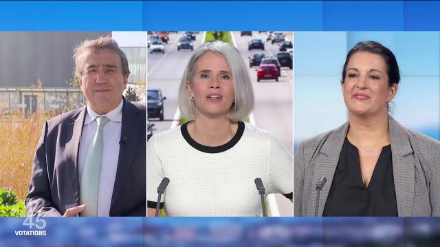 Votations du 24 novembre sur l’élargissement des autoroutes. Débat avec Pascal Broulis et Delphine Klopfenstein Broggini