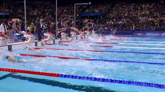 Relais 4x100m nage libre, finale dames: les favorites australiennes tiennent leur rang