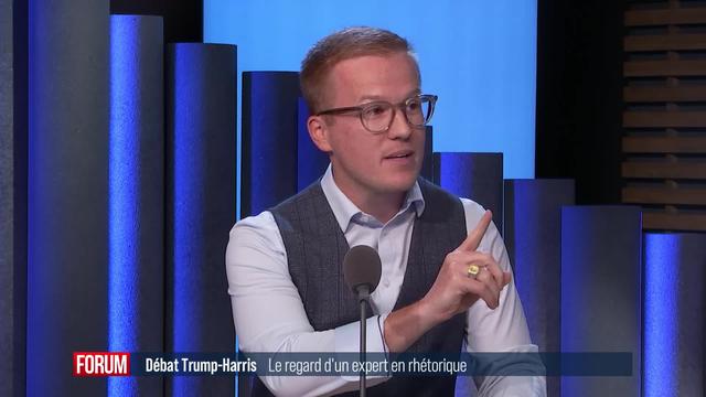 Analyse des profils rhétoriques de Kamala Harris et Donald Trump: interview de Matthieu Wildhaber