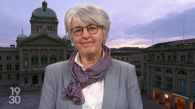La Conseillère fédérale Elisabeth Baume-Schneider réagit aux résultats des votations fédérales