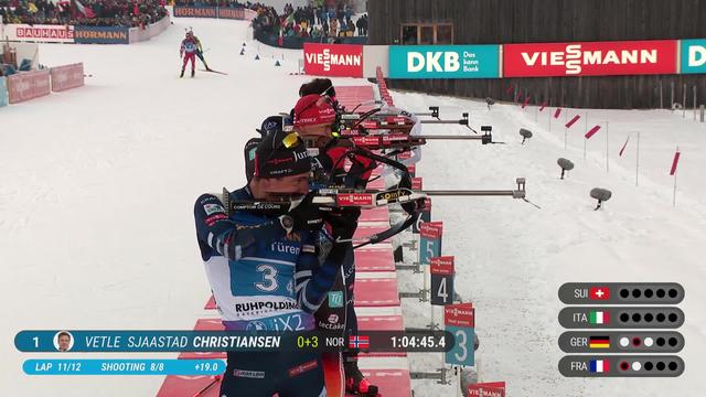 Biathlon: Ruhpolding (GER) - Relais 4x7,5 km Messieurs