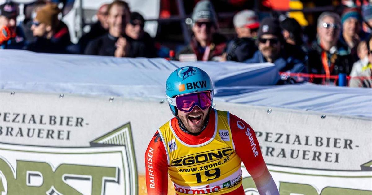 Swiss Skiers Dominate Bormio Super-G, Just Miss Victory