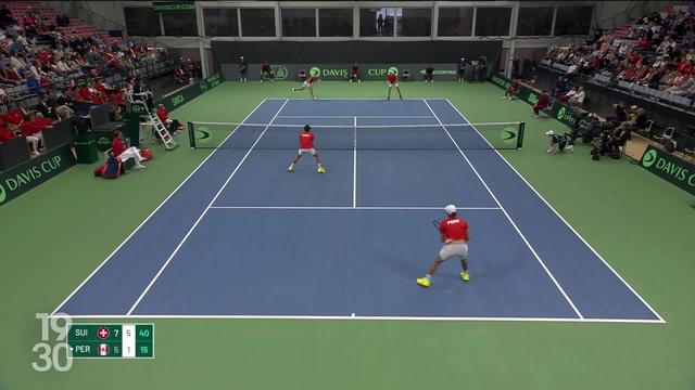 En tennis, grâce à sa victoire face au Pérou, la Suisse assure sa place dans le groupe mondial de Coupe Davis