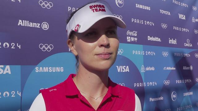 L'interview de Morgane Métraux qui termine en tête de la 3e journée de golf