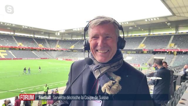 Servette décroche la Coupe de Suisse de football: interview de Didier Fischer