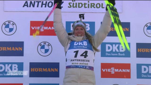 Biathlon : Lena Häcki-Gross (SUI) décroche sa 1re victoire en Coupe du monde