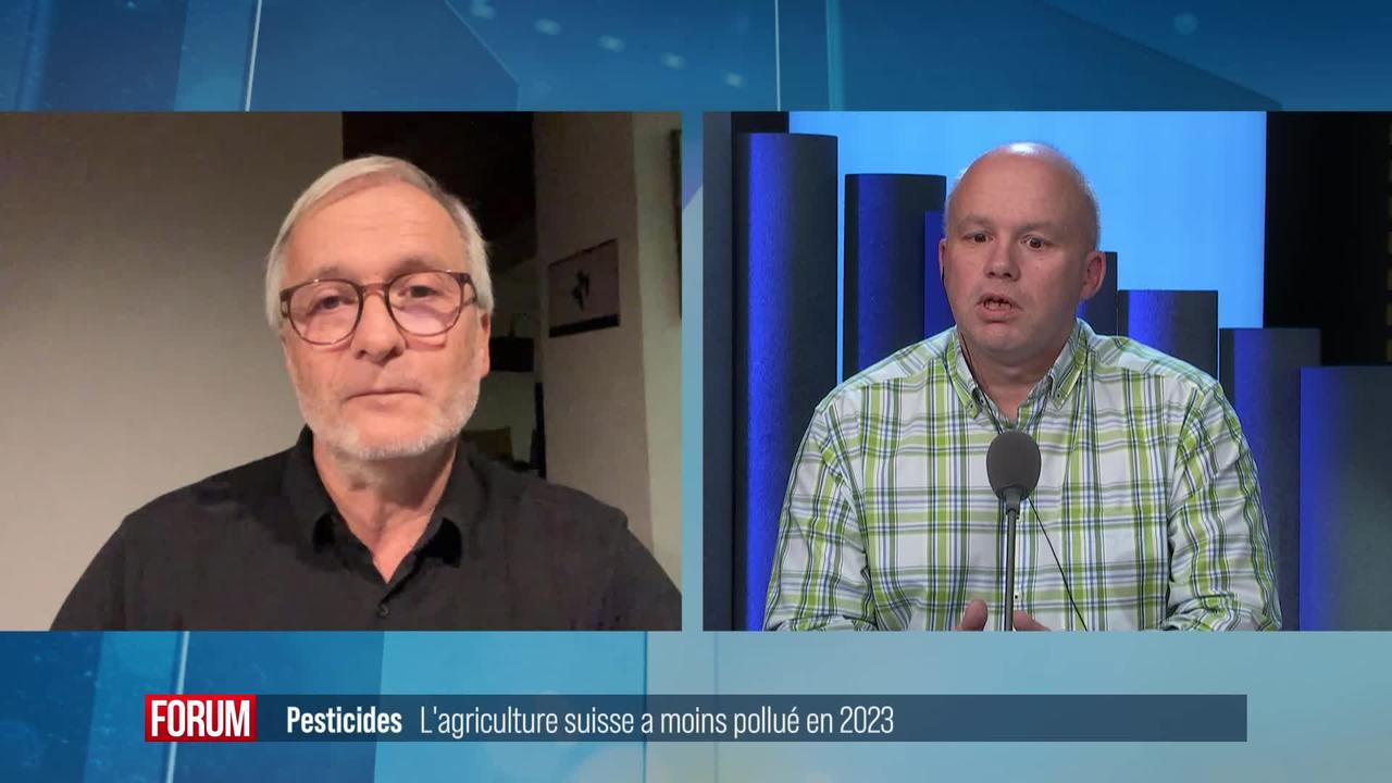 L'agriculture en Suisse a été moins polluante en 2023: débat entre Christophe Longchamp et François Turrian