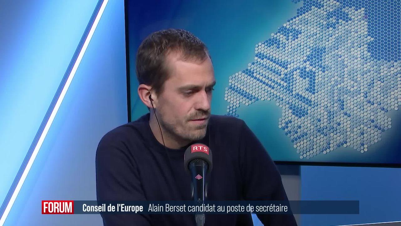 Alain Berset candidat au poste de secrétaire général du Conseil de l'Europe