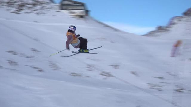 Stubai (AUT), slopestyle dames: Mathilde Gremaud (SUI) sur le podium provisoire