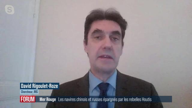 Les attaques Houthis en Mer Rouge épargnent les navires russes et chinois: interview de David Rigoulet-Roze (vidéo)