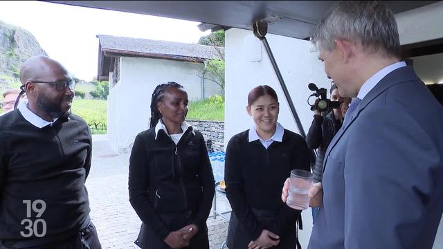 Le conseiller fédéral Beat Jans était en Valais pour visiter plusieurs sites liés à l’asile