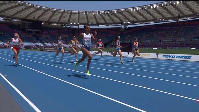 Rome (ITA), 400m, séries dames: Giulia Senn (SUI) dernière de sa série mais qualifiée au temps