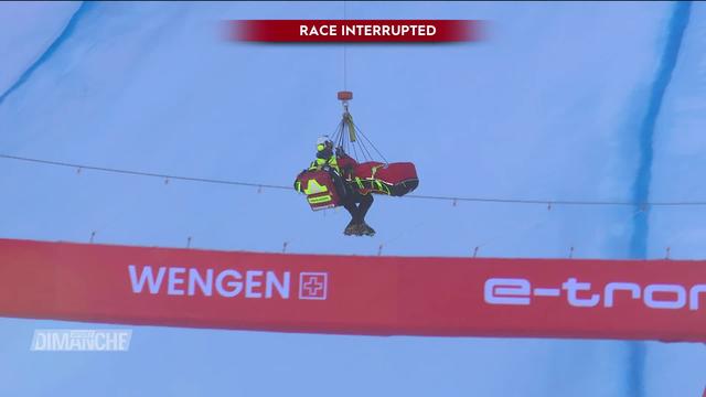 Ski alpin, Wengen: la face sombre de la piste du Lauberhorn