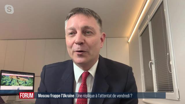 Les frappes de la Russie sur l’Ukraine après l’attentat à Moscou: interview d’Alexandre Vautravers