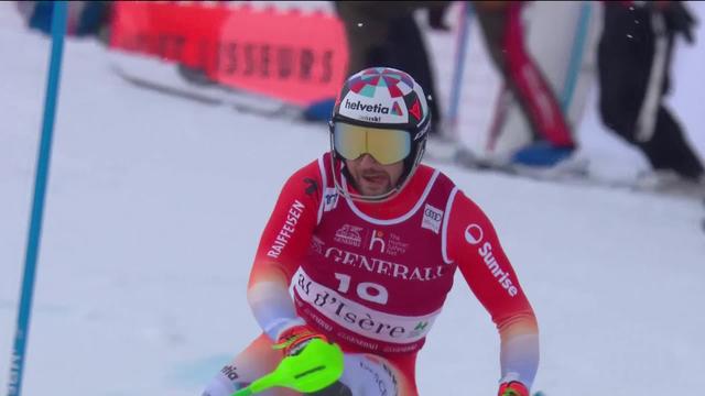 Val d'Isère (FRA), slalom messieurs, 2e manche: Luca Aerni (SUI) n'y arrive pas et termine loin du podium