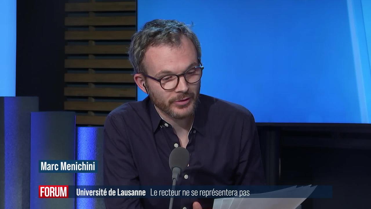 Frédéric Herman, le recteur de l’Université de Lausanne, renonce à un second mandat