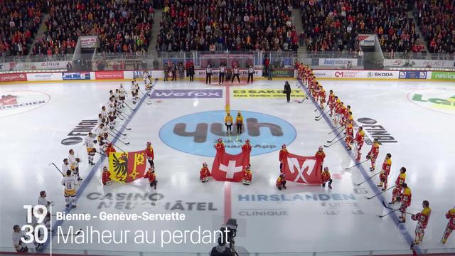 En hockey sur glace, Bienne et Genève-Servette jouent leur saison sur un match. Le perdant partira prématurément en vacances